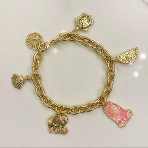 NWOT Lilly Pulitzer Charm Bracelet